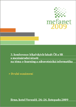 Konference MEFANET 2009: druhé oznámení